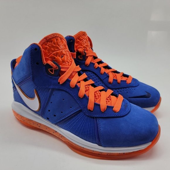 lebron 8 blue and orange